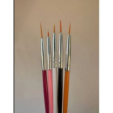 Protez Tırnak Kalıcı Oje Nail Art Fırça Seti 5li