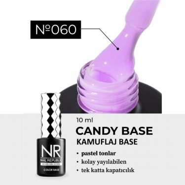 Nail Republic Candy Base Serisi (Parlak Renkler)