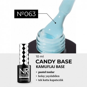 Nail Republic Candy Base Serisi (Parlak Renkler)