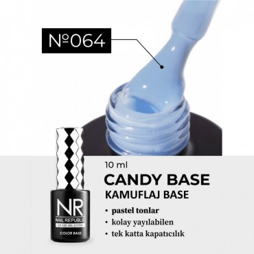 Nail Republic Candy Base Serisi (Parlak Renkler)