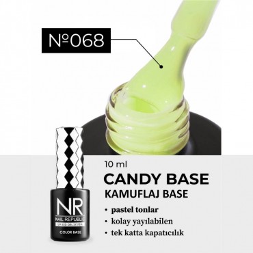 Nail Republic Candy Base Serisi (Parlak Renkler)