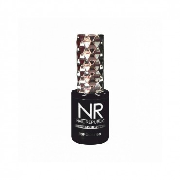 Nail Republic Top Gloss Gel (Yapışkan Katlı)