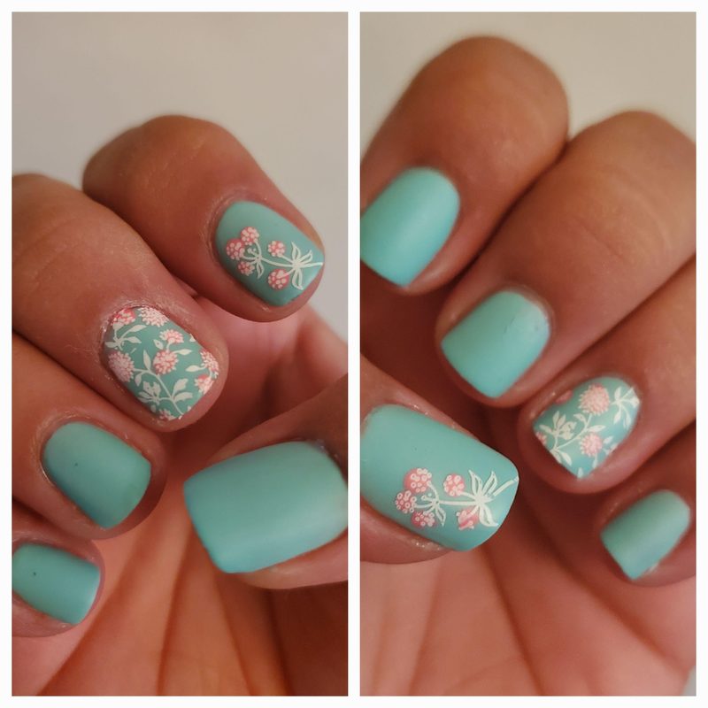 colorful nail art sticker water transfer designs displayed