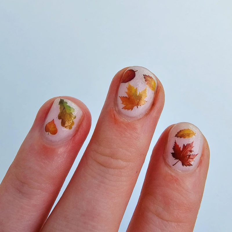 fall nail art stickers