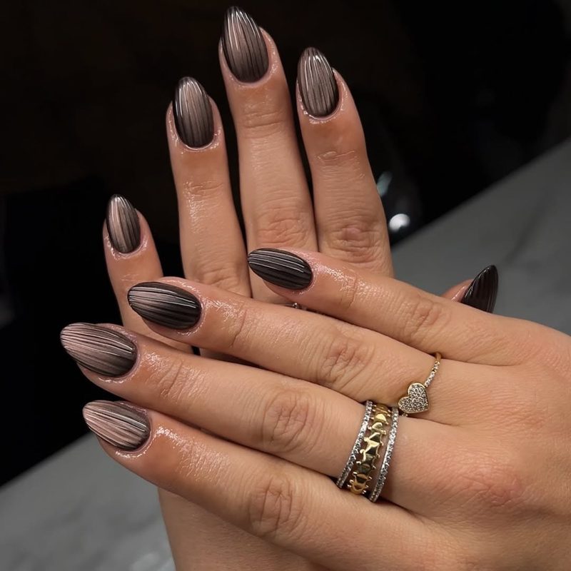 modern manicure designs featuring abstract and pastel colors