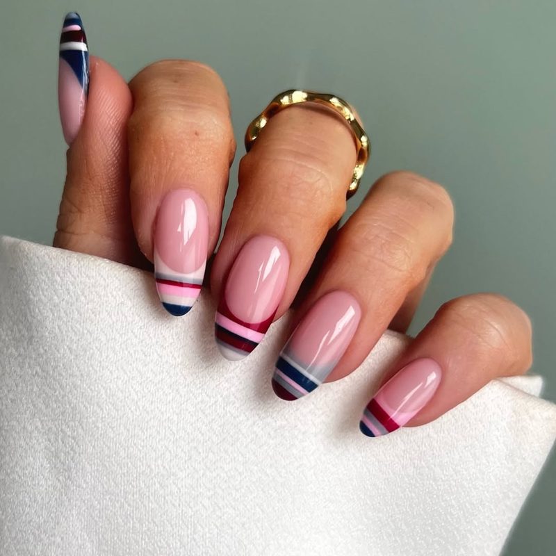 nail art brushes and gel pens for coffee nail art designs at home