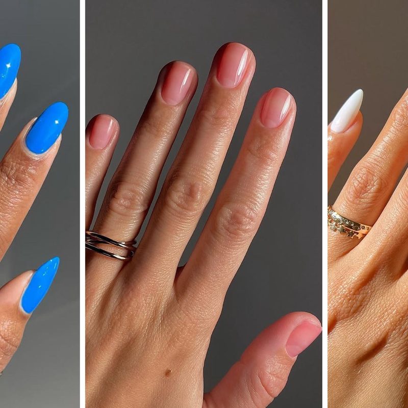 soft pastel nails with elegant designs