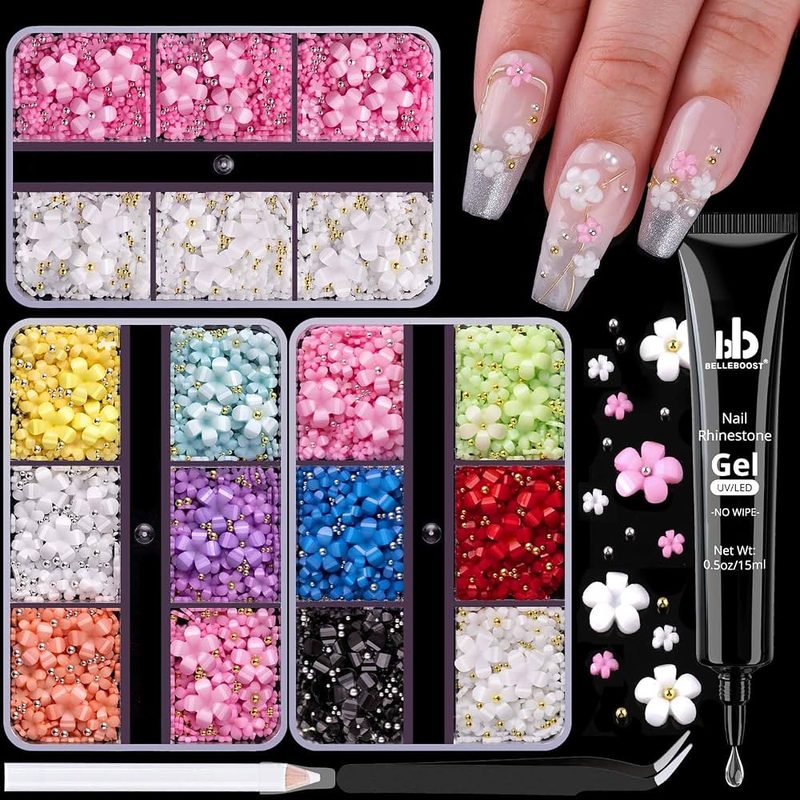 3d nail art supplies