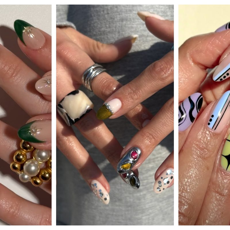 abstract nail art ideas