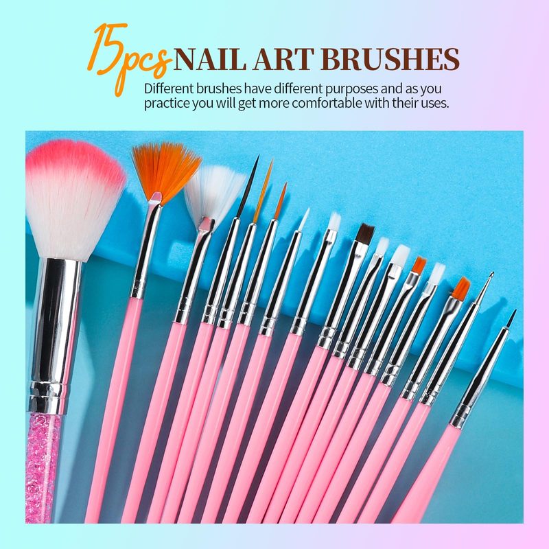 essential nail art brushes and tools for beginners