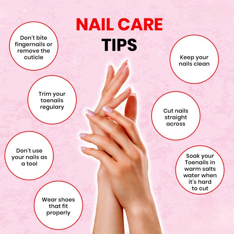 Hand care and lash maintenance routine products on a vanity