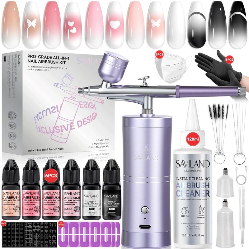 kit airbrush nail art