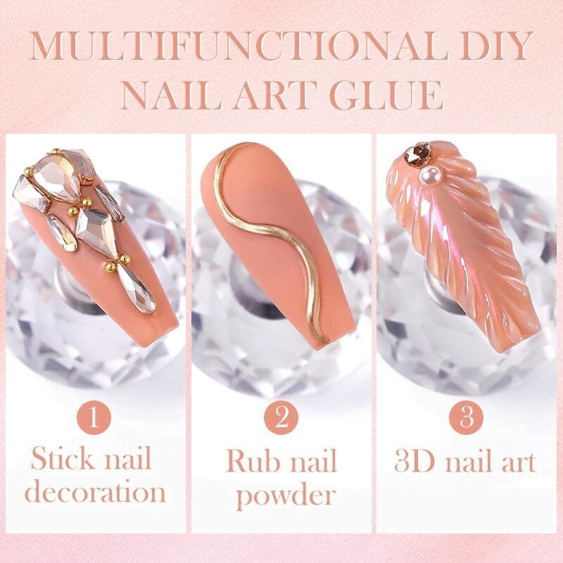 nail art rhinestone glue