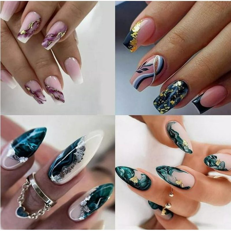 nail foil nail art