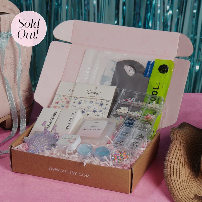 nail technician using professional brushes from subscription box