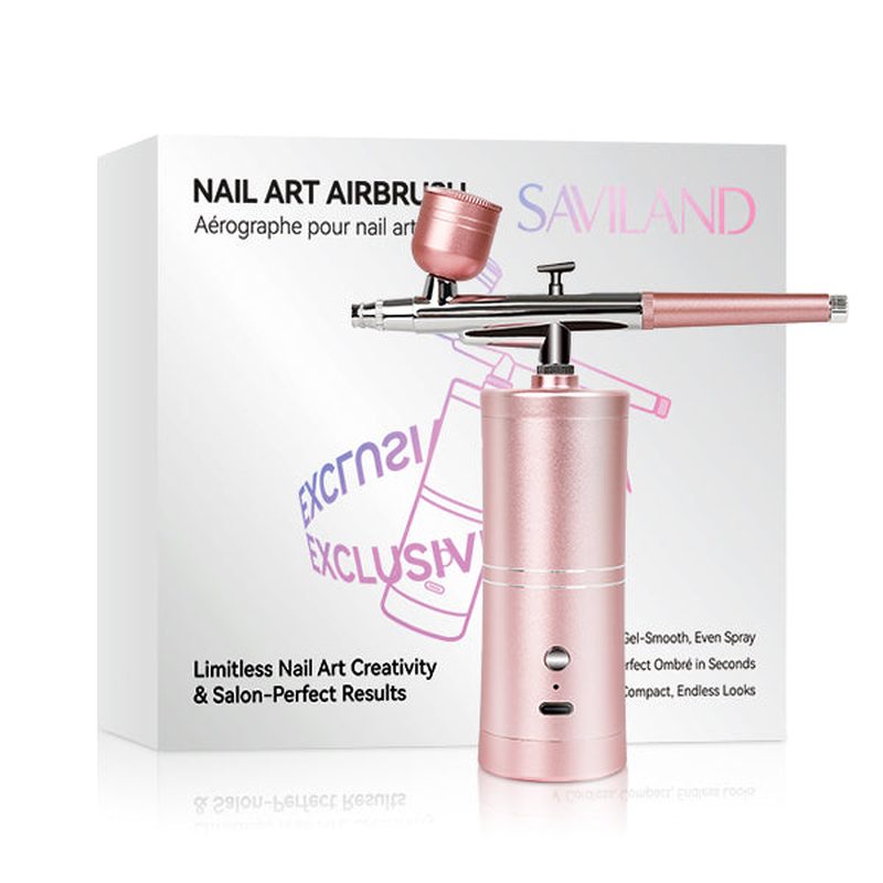 professional nail salon equipment including an airbrush nail kit