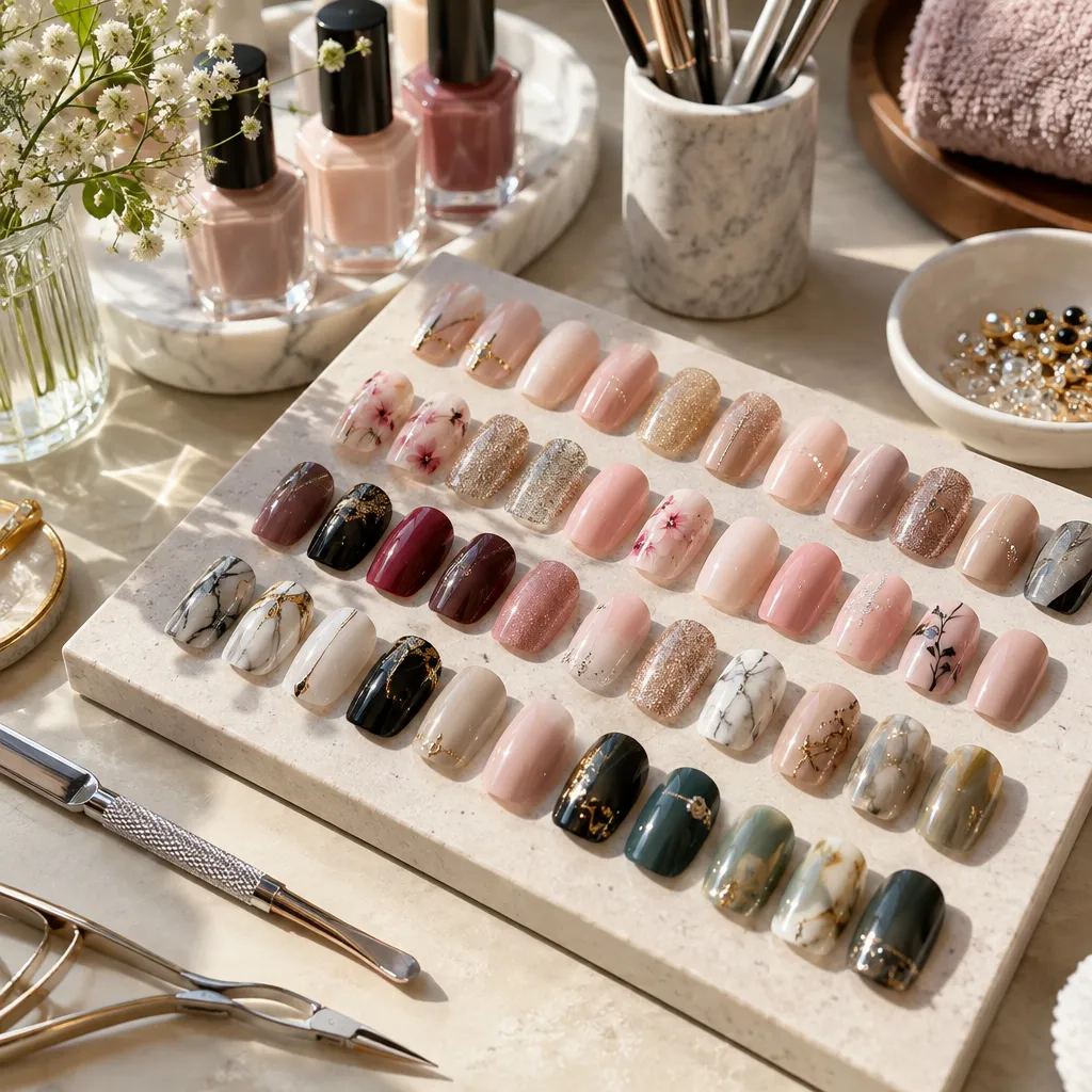 Creative nail art designs and tools for manicure