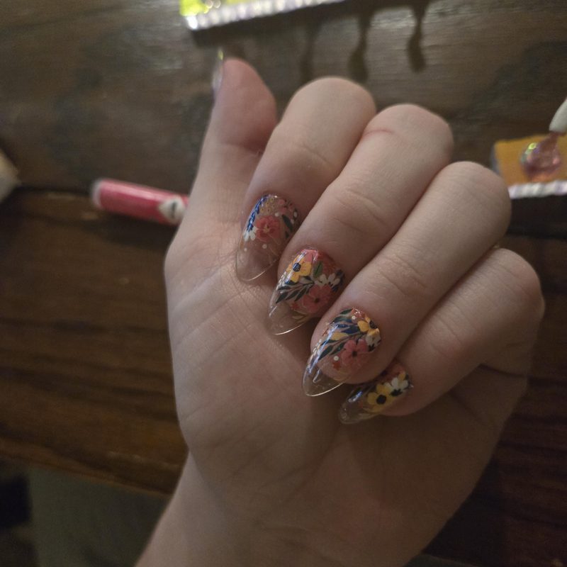 bulk nail decals organized for salon use