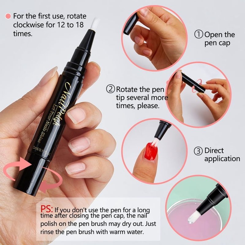 close-up of non toxic nail art pens highlighting safe nail art markers