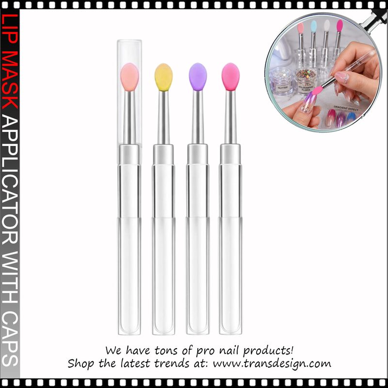 collection of nail art tools perfect for glitter flake application
