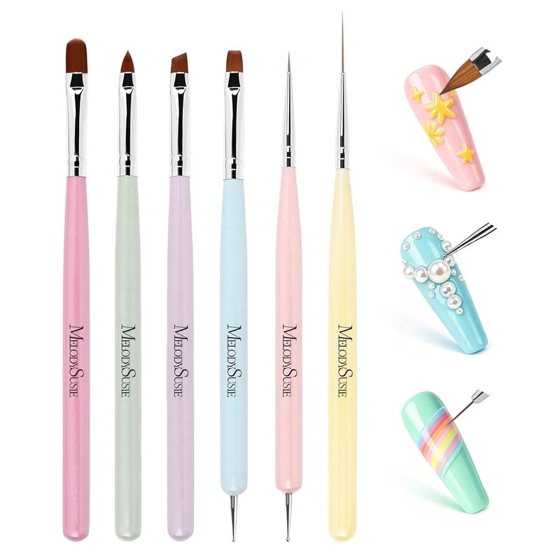 nail art paint brushes