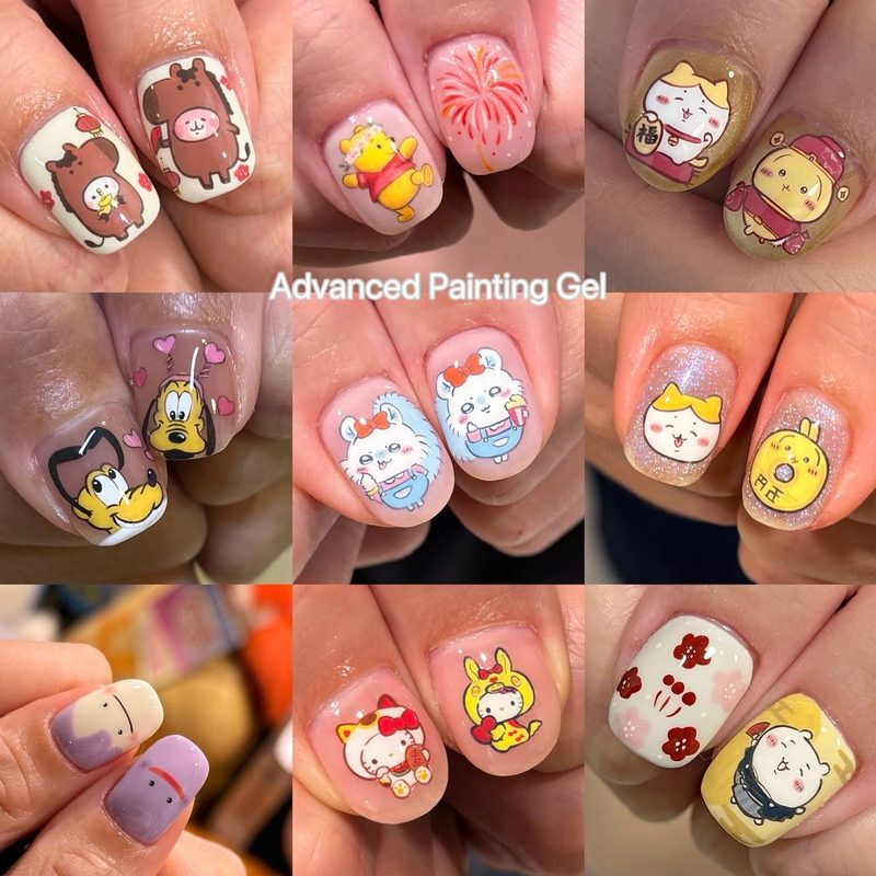 nail art painting gel