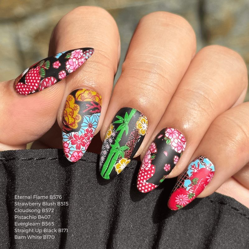 nail art stamping polish